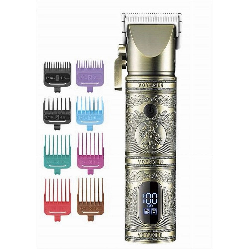 Trade Shop - Rasoio Professionale Tagliacapelli Display Led Senza Fili Ricaricabile Vgr V-697 -