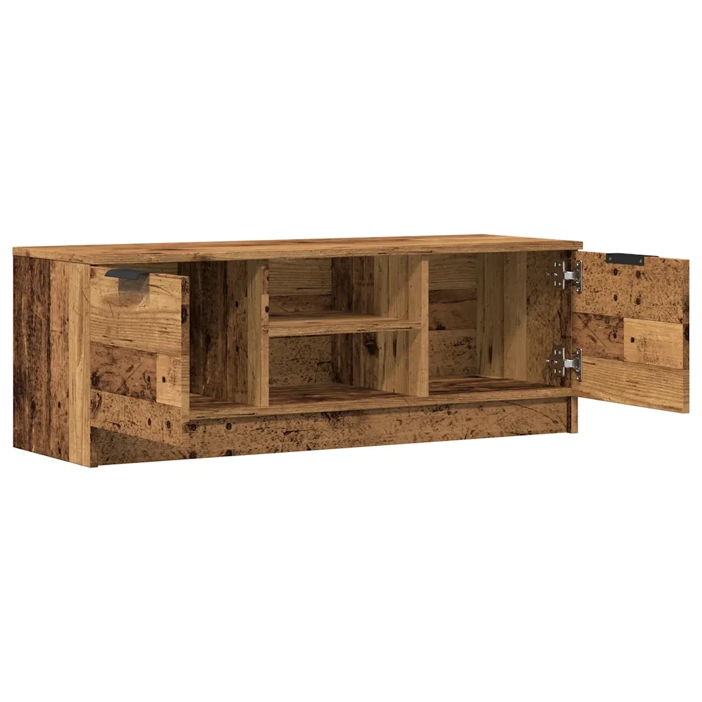 Mobile Porta TV-Credenza per TV Legno Vecchio 102x35x36,5 cm Legno Multistrato