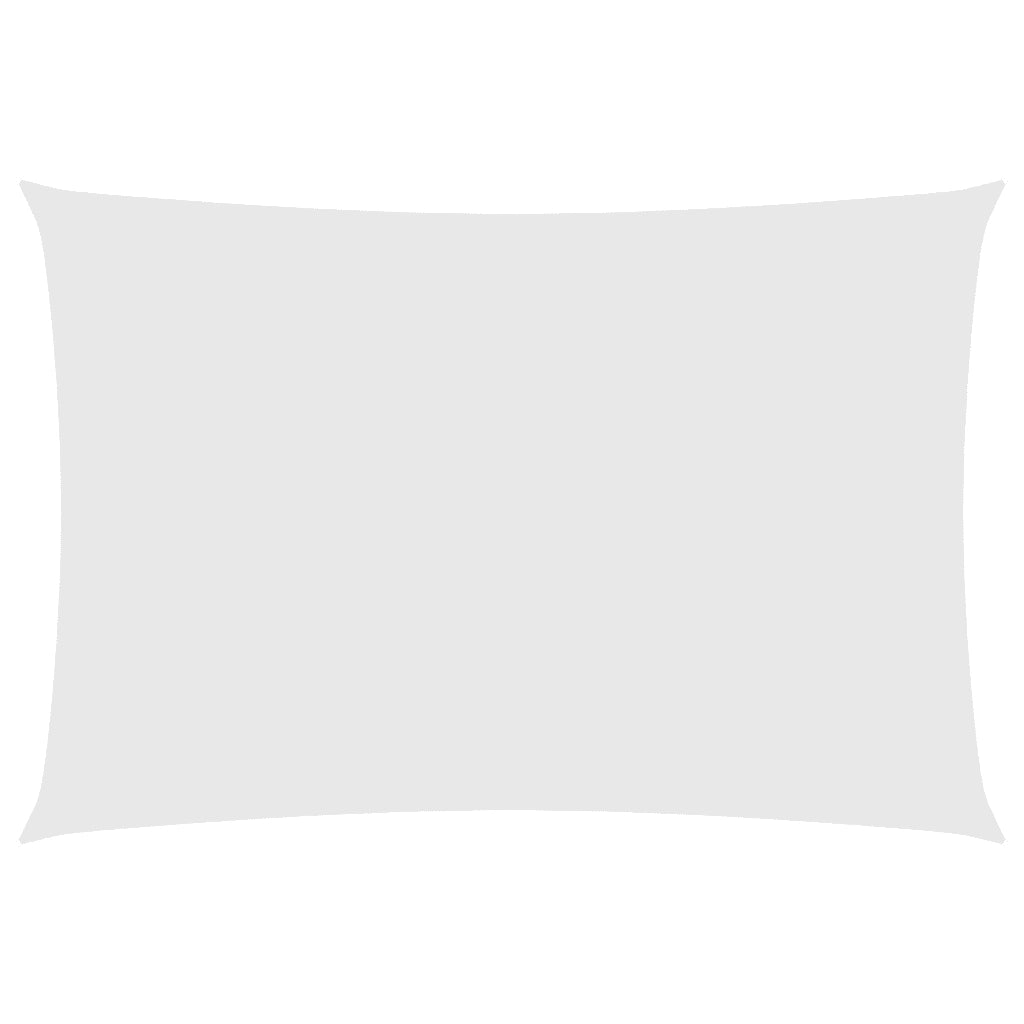 Parasole a Vela Oxford Rettangolare 2,5x4,5 m Bianco 135263