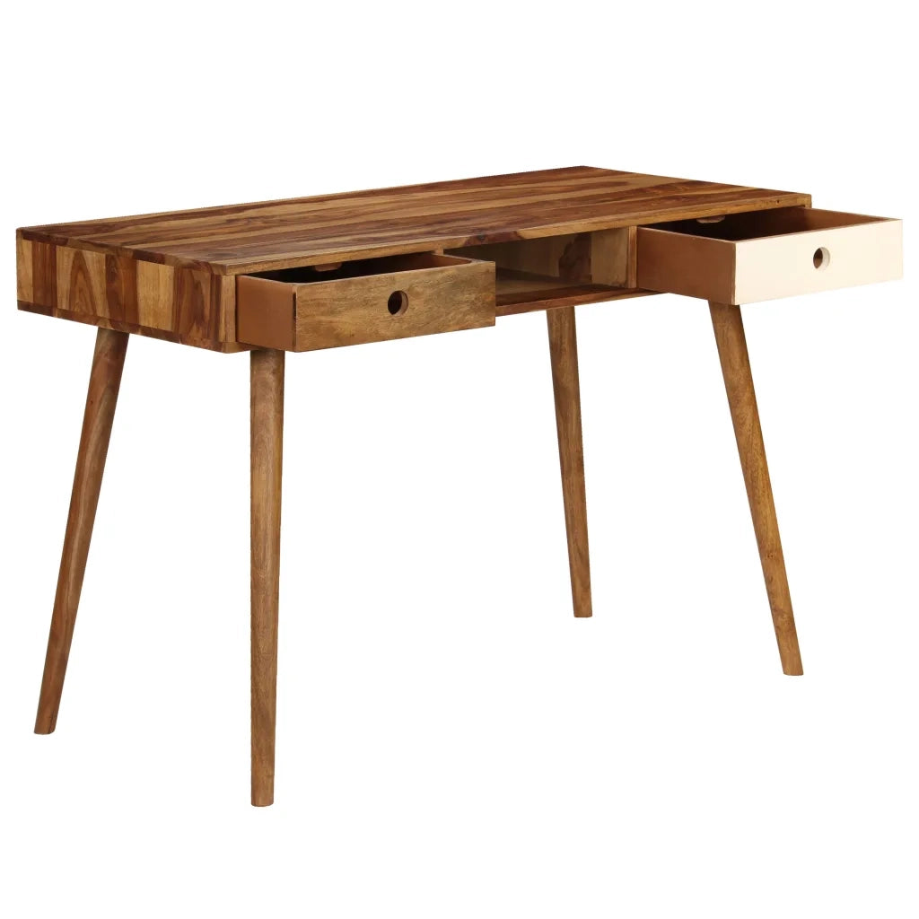 Scrivania in Legno Massello di Sheesham 110x55x76 cm cod mxl 69312