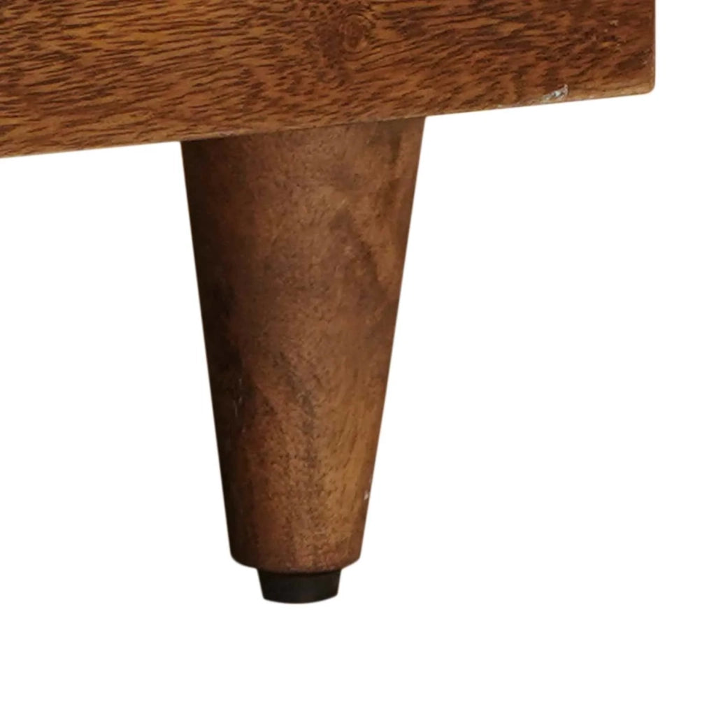 Mobile TV-Credenza per TV Noce 70 x 33 x 46 cm Legno di mango massello