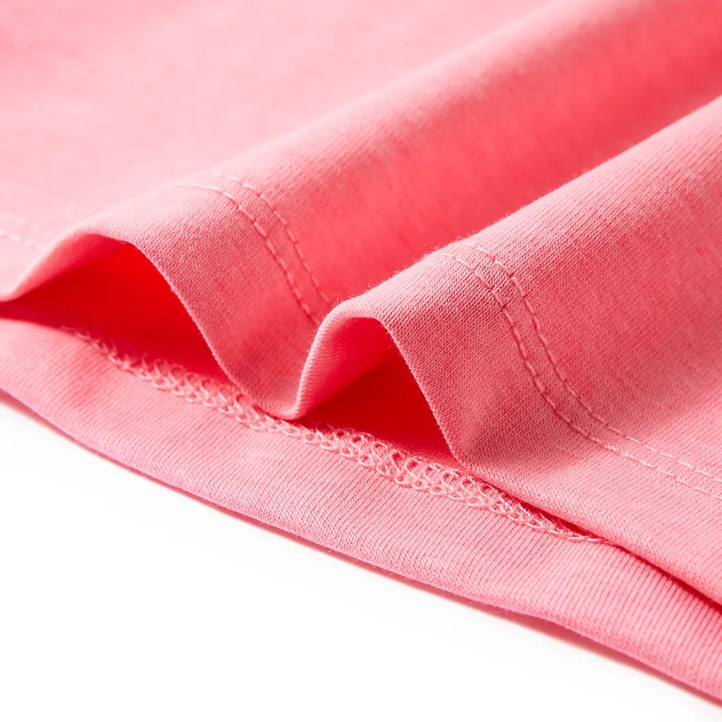 Maglietta da Bambina Rosa Neon 128 10457