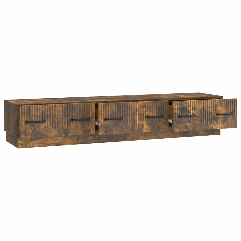 Mobile TV Rovere Fumo 147 x 34,5 x 27 cm Legno ingegnerizzato 895400