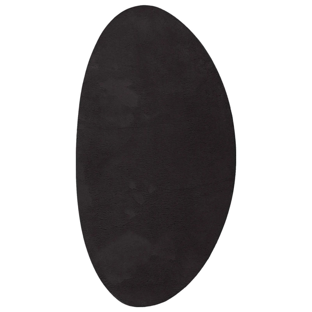 Tappeti per area HUARTE Nero 80 x 150 cm Poliestere 4103698