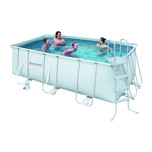 Piscina Power Steel Frame Fuori Terra Rettangolare