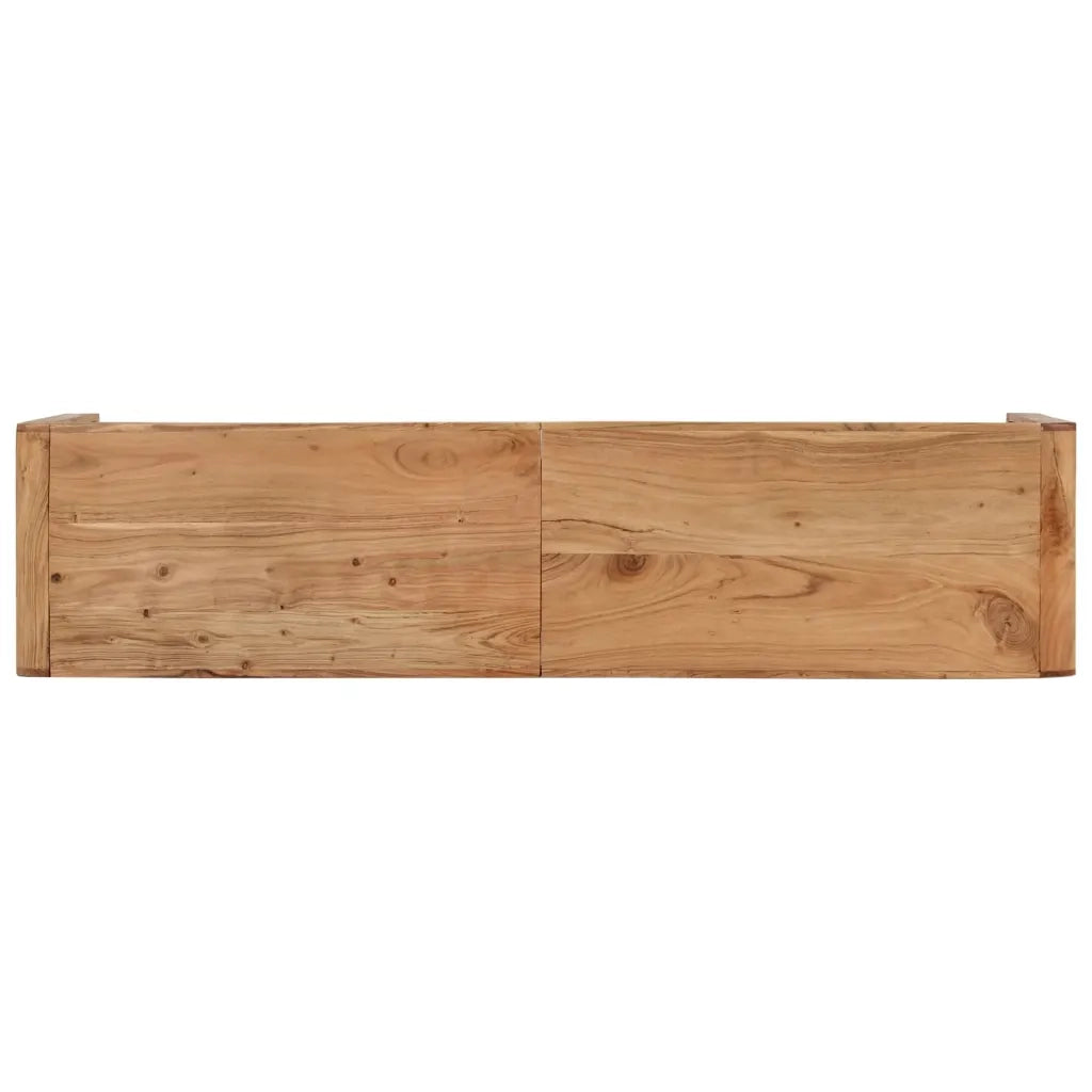 Panca 160x38x45 cm in Legno Massello di Acacia 351646