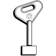 CHIAVE A POMPA AUNO 5AU1 SILCA - OTTONE NICHELATO- 5 pezzi