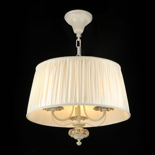 Lampada pendente Elegant in Metallo Olivia Avorio