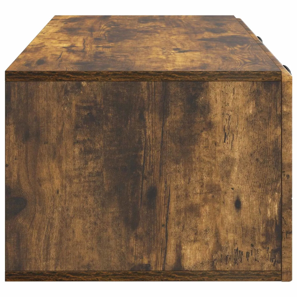 Mobile Porta TV da Muro Rovere Fumo 78,5 x 41 x 30 cm 899030