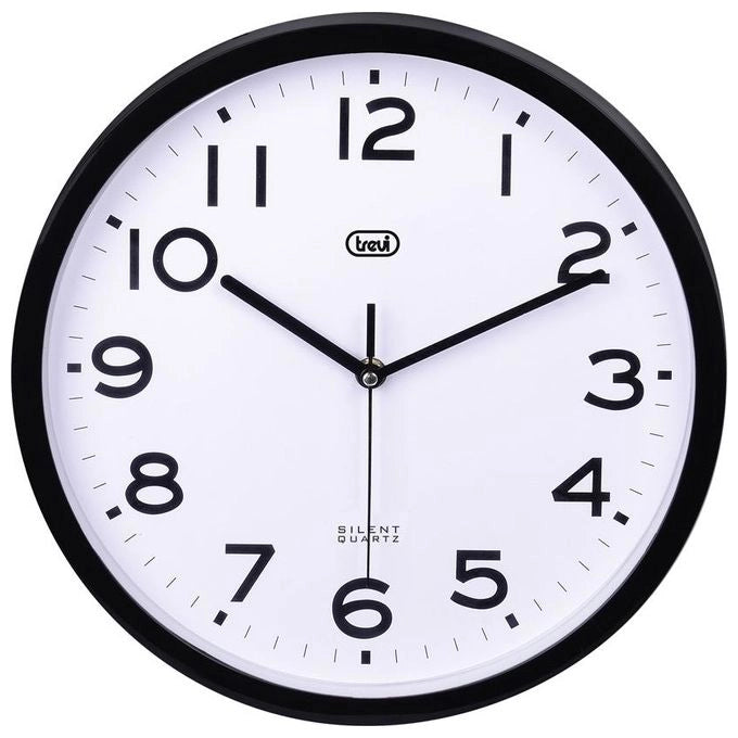 Trevi OM 3302 S Orologio al quarzo Rotondo Nero, Bianco