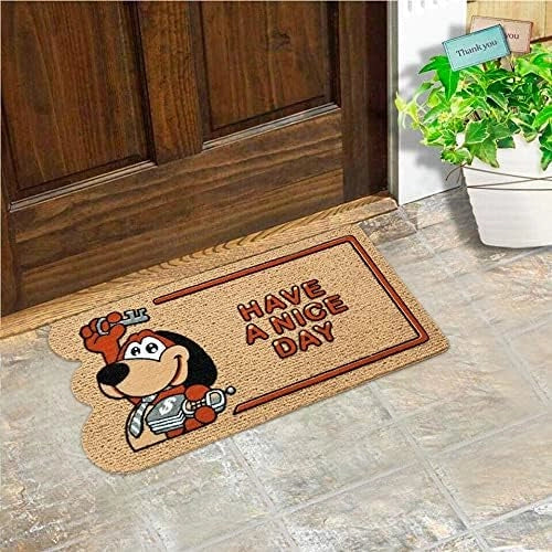 Zerbino Ingresso Antiscivolo Asciugapassi Entrata Assorbente Rettangolare 40X70 cm Dis.H