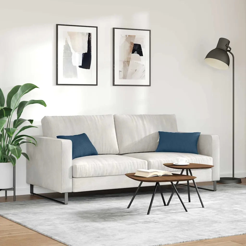 Cuscini da Divano 2 pcs Blu 50 x 30 cm Tessuto