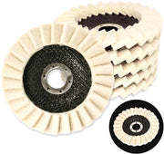 125 mm Polijstschijf Set di 5 - Liscio - Per Seghera a Spigolo