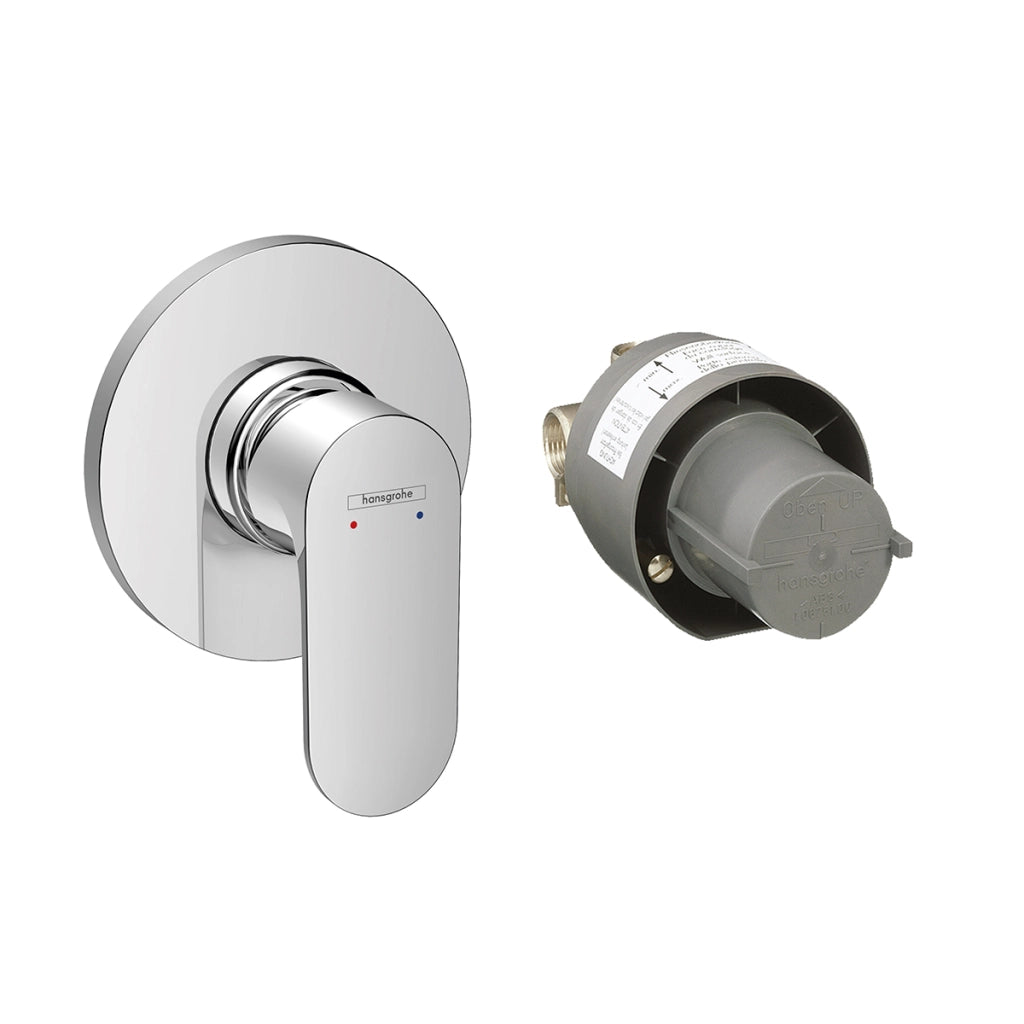 Rubinetto Miscelatore Monocomando Doccia Completo Rebris S Hansg Cromo