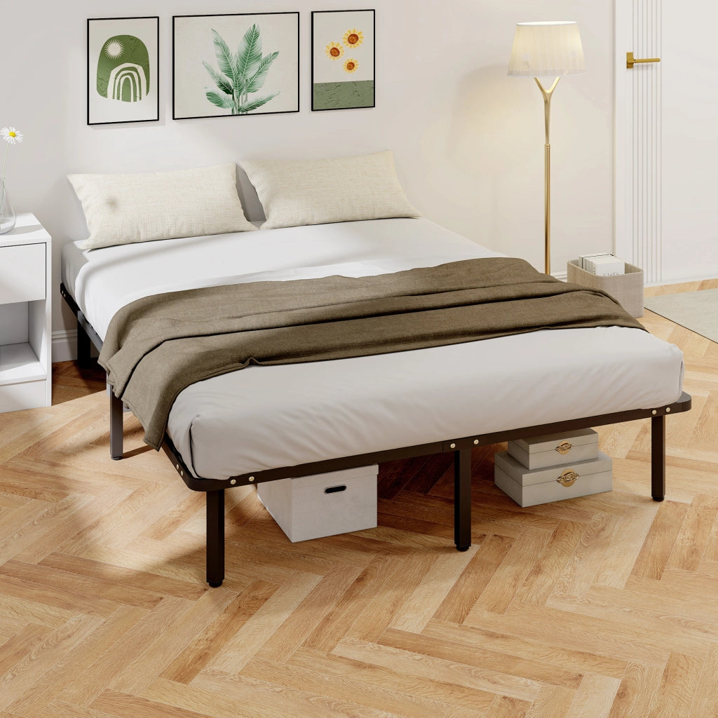 Letto Matrimoniale Contenitore con Testiera e Doghe in Legno Massello ¨C Minimal ¨C Nero 160x200