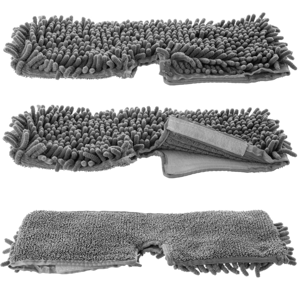 Ricambio per mocio piatto KADAX, testina in microfibra, piatto, 42x14 cm