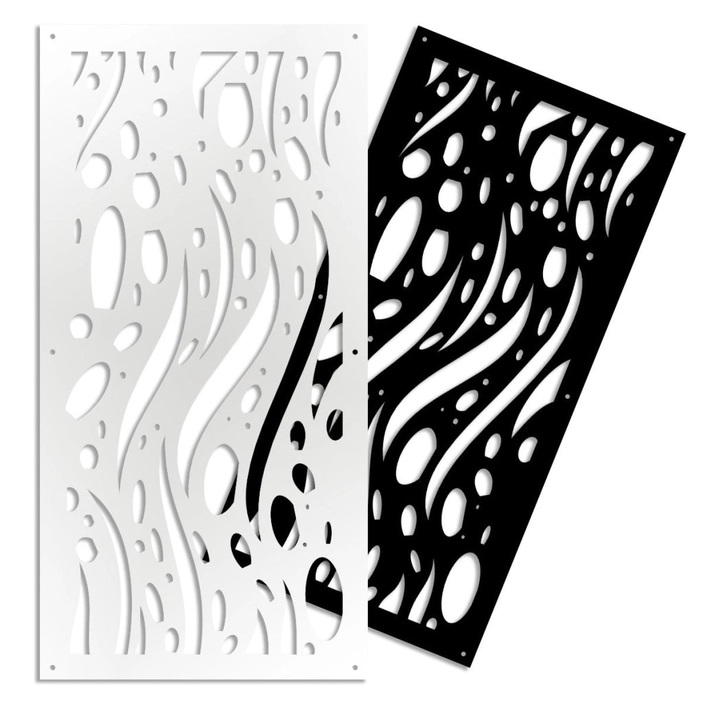 MISTRAL - Pannello in PVC traforato - Parasole Misura: 47x94 cm, Colore: nero