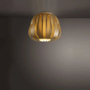 Plafoniera Moderna Queen Polilux ® New Gold 1 Luce E27 D42Cm