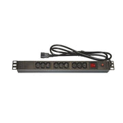 LINK LK10052 - MULTIPRESA DA RACK 19"" CON 9 PRESE FEMMINA IEC C13