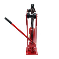 Rohrbiegemaschine hydraulisch 8 t, Rohrbiegegerät mit 3 Presstücken Ø 21,3-33,7 mm, Rohrbieger inkl. Matritzen