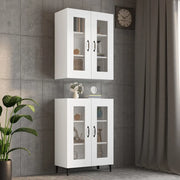 Armadietto Pensile a Parete Bianco 69,5x34x90 cm 812285