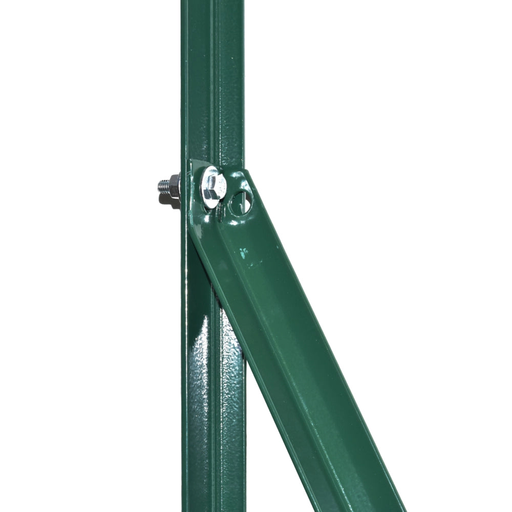 SAETTE PER PALETTI RECINZIONI SAETTA A L PLASTIFICATA VERDE 25x25x3mm h120cm ASETKA