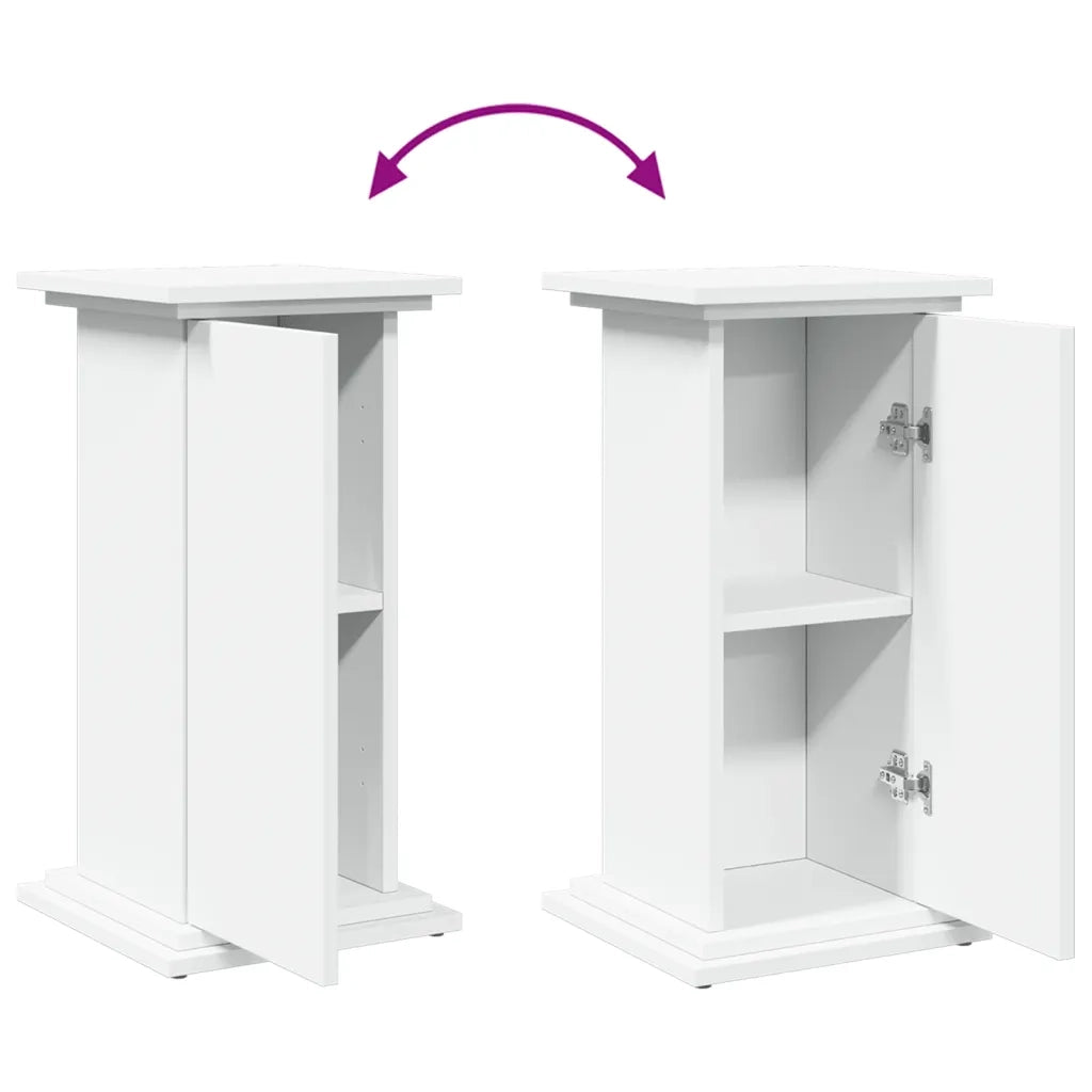 Supporto Espositivo Portaoggetti Bianco 31x30x60 cm Truciolato 854616