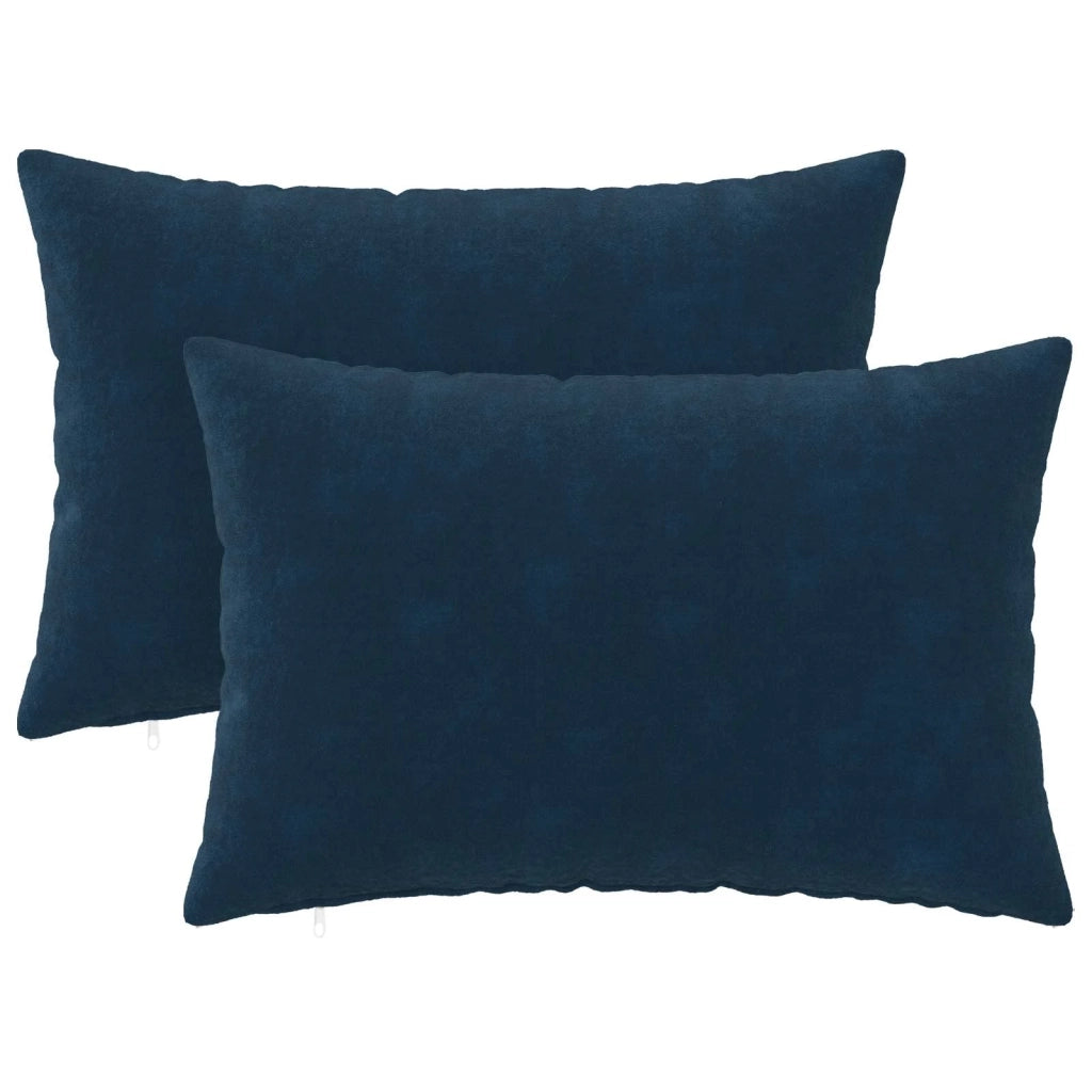 Federa 2 pcs HEERLEN Blu 50 x 80 cm Fleece in microfibra 912027