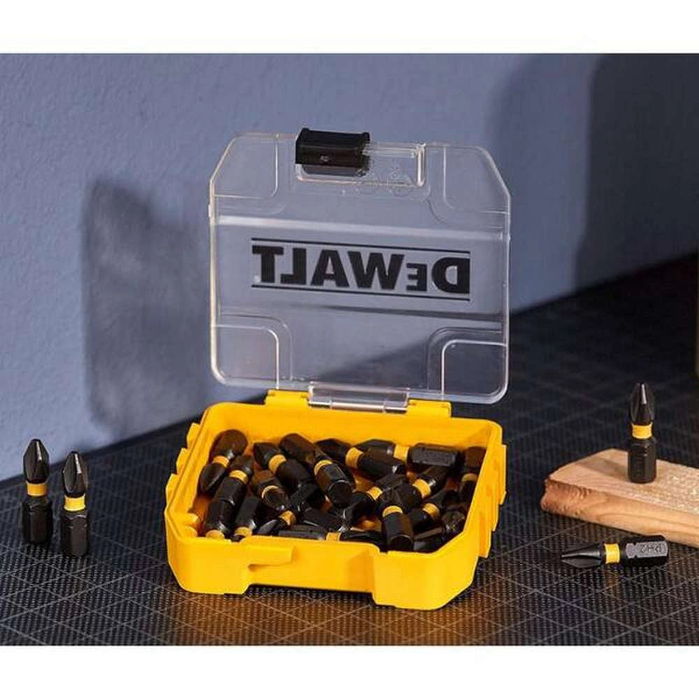 Set Inserti a Croce PH2 25 mm DeWalt per Avvitatore Pz 25 con Custodia Tic Tac