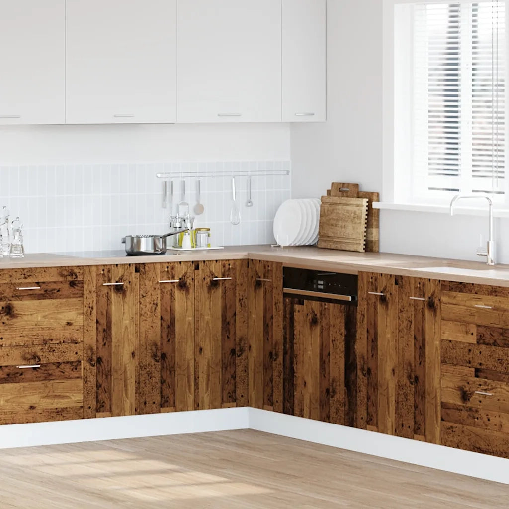 Armadietto Cucina-Mobiletto da Cucina ¡°Lyon¡± Legno Antico 75,5x75,5x81,5 cm
