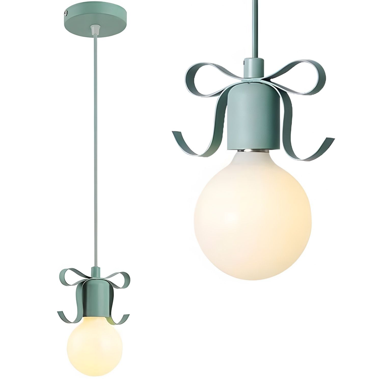 Lampada Da Soffitto Pensile Singola Narni Verde