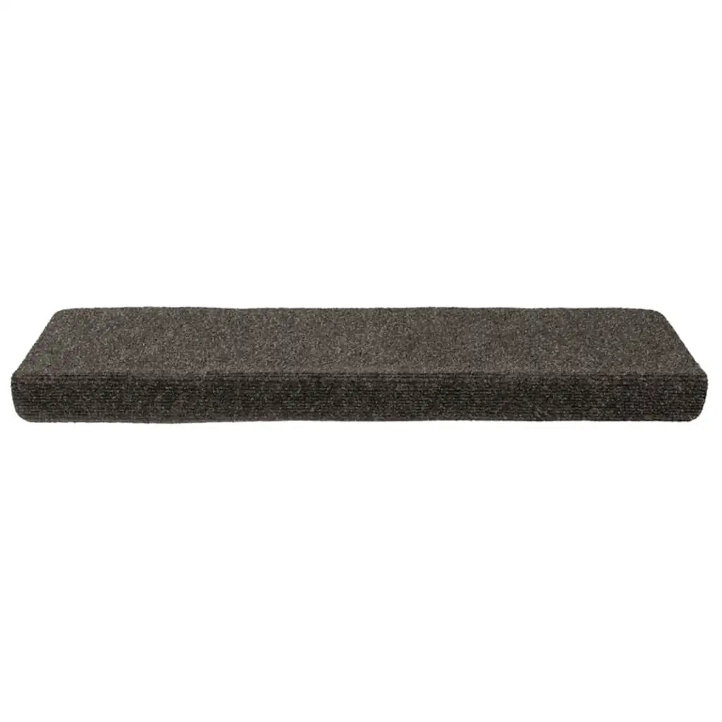 Tappetini per scale autoadesivi 30 pz | Gradini per Scale 65x21x4 cm Antracite Bordo rettangolare