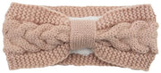 Fascia per capelli intrecciata - Fascia per capelli elastica - Orecchini riscaldanti - Fascia per capelli lavorata a maglia - 23 cm x 10 cm