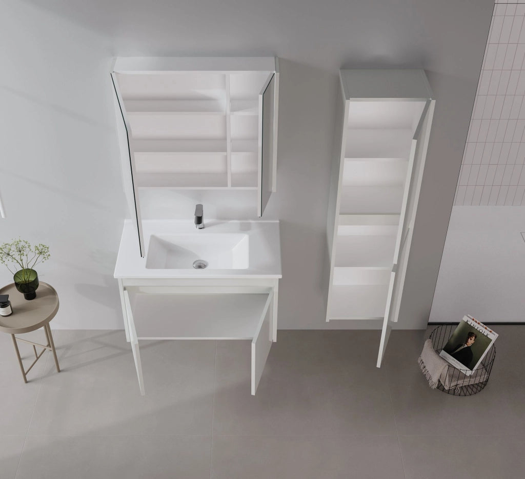 Mobile lavabo "Arno 85" - 85 x 45 x 52 cm - Cashmere
