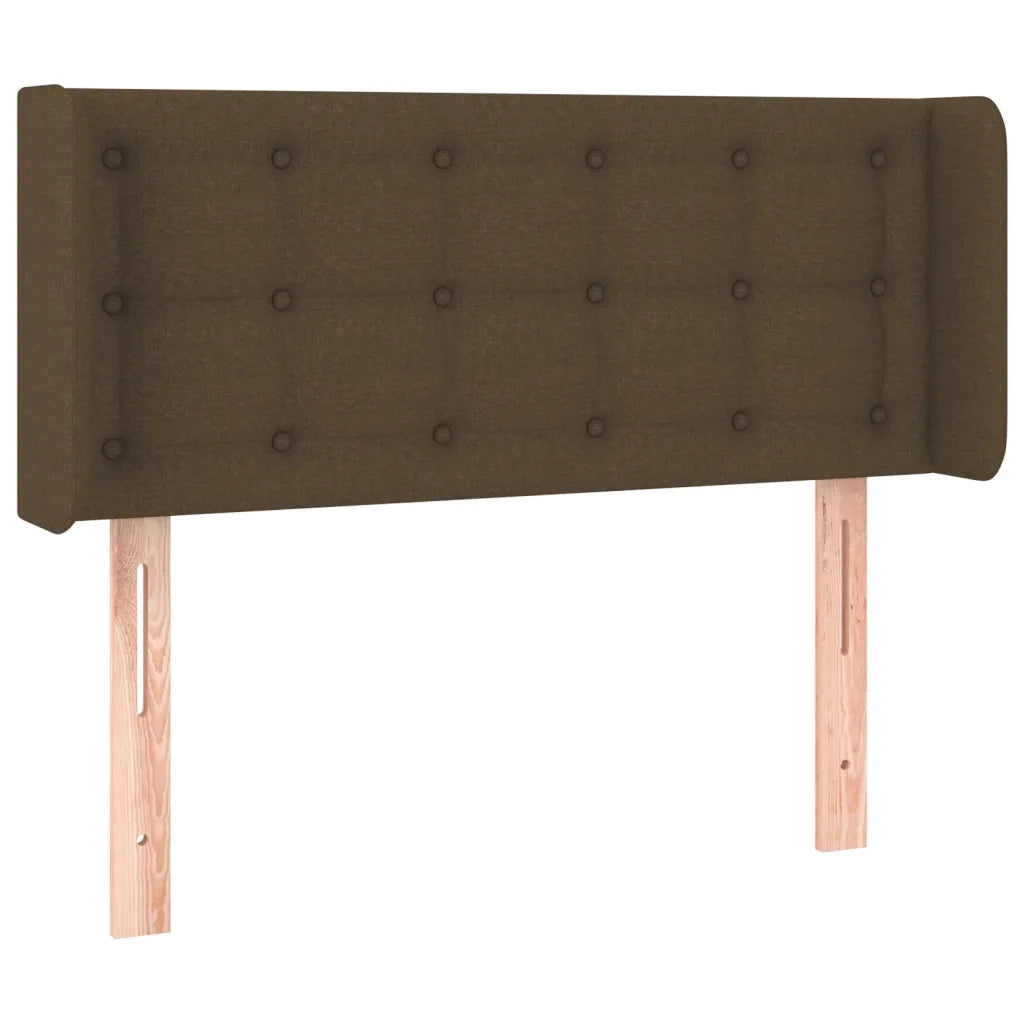 Testiera a LED Marrone Scuro 83x16x78/88 cm in Tessuto cod mxl 33370
