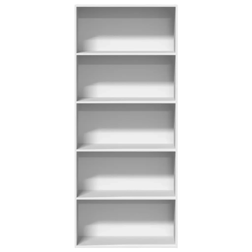 Libreria Bianca 80x30x189 cm in Legno Multistrato 3314669