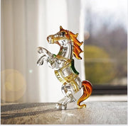 Decorazione da tavolo in vetro animale figurina artistica manufatta collezione ornamentale per tavolo