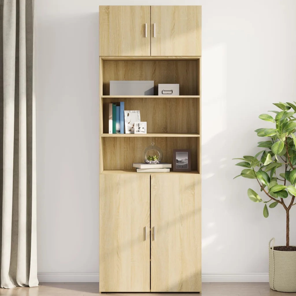 Armadietto a Muro | Mobile a Parete Rovere Sonoma 80x42,5x40 cm Legno Multistrato