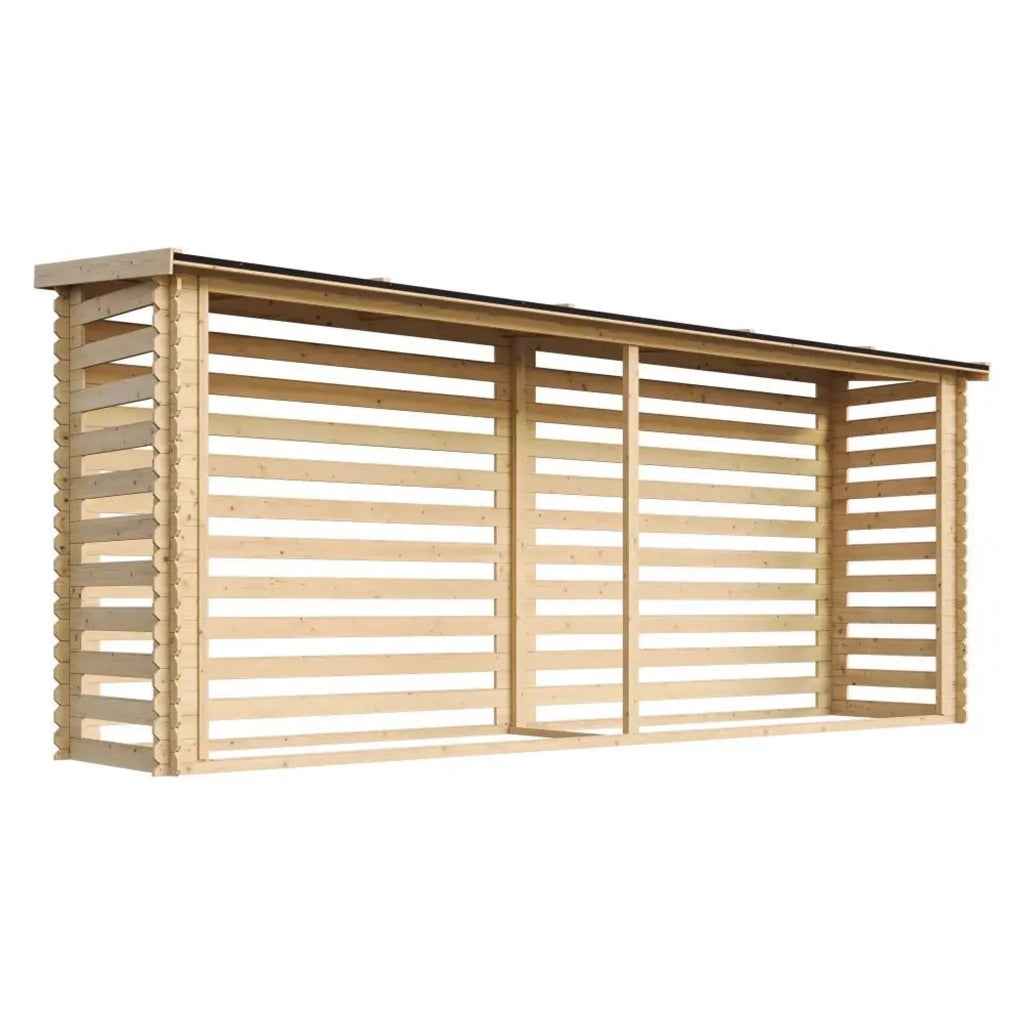 Legnaia da Esterno in Legno - 112x458xA199 cm/6,7 m3 TIMBELA M203
