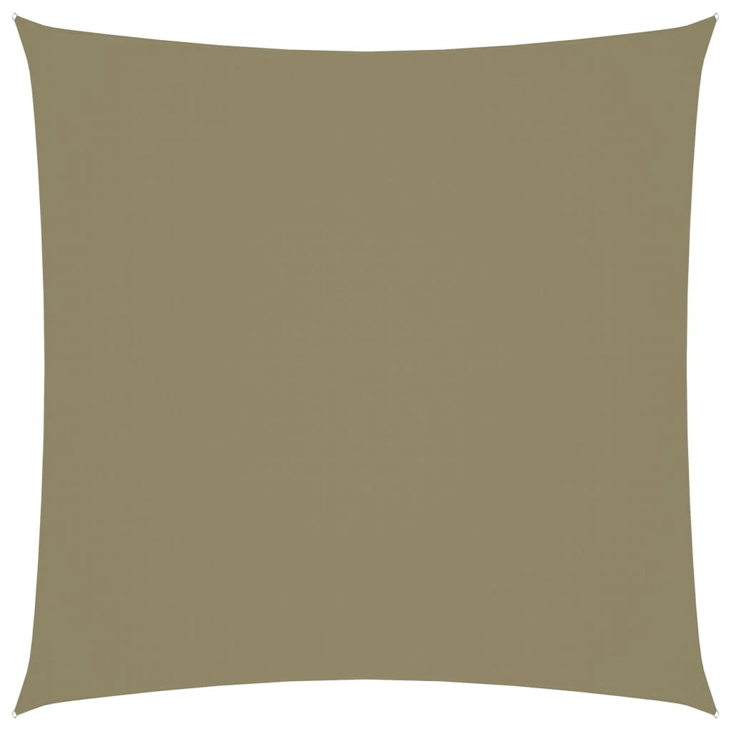 Vela ombreggiante/ombrellone quadrato 4 x 4 m in tessuto Oxford beige 02_0009504
