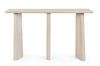 Consolle 130x40x75 cm Caffè White in Legno Naturale