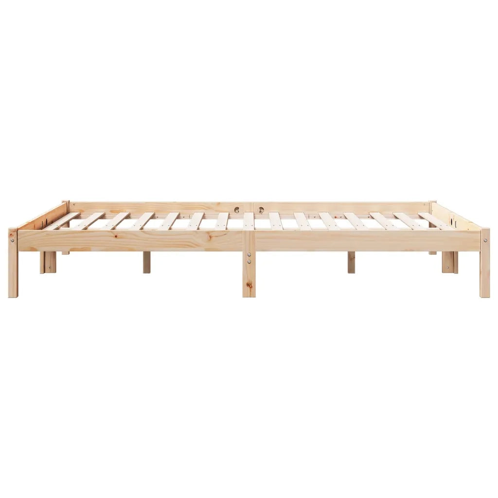Letto Extra Lungo senza Materasso-Struttura Letto 140x220 cm in Legno di Pino