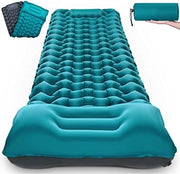 Letto aereazione con Pomp Integrata - Letto Aereazione Autoinflante - Materasso da Soggiorno Autoinflante - Letto 1 Persone -‎ 10CM - Blu