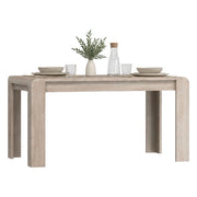 Kasano, Tavolo Allungabile 8 Posti, 115x80x76h cm Marrone Rovere