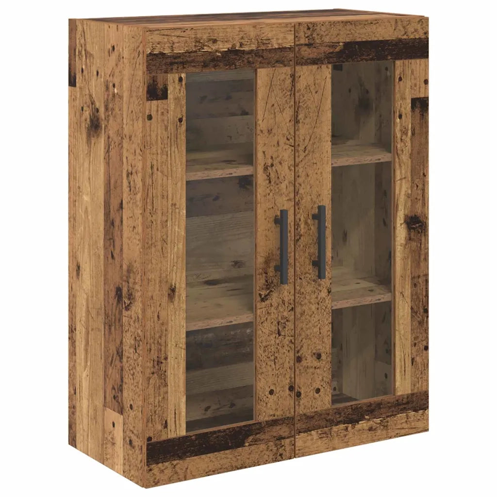 Credenza con cassetto 2 pcs Legno vecchio Legno multistrato