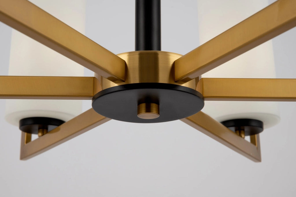 Lampadario Modern in Metallo Fortano Ottone