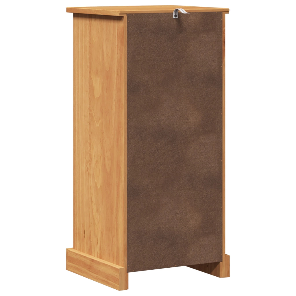 Mobile da bagno "VIGO" 37x34x80 cm Legno massello di pino