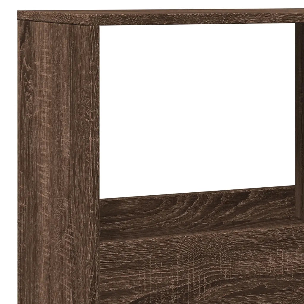 Divisorio Ambienti | Divider per stanze | Paravento Rovere Marrone 100x33x155,5 cm in Truciolato