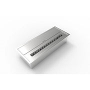 Bruciatore per Camino a Bioetanolo Biocamino in Acciaio Inox 3,5 Lt 45,7X18,7XH9,5 cm