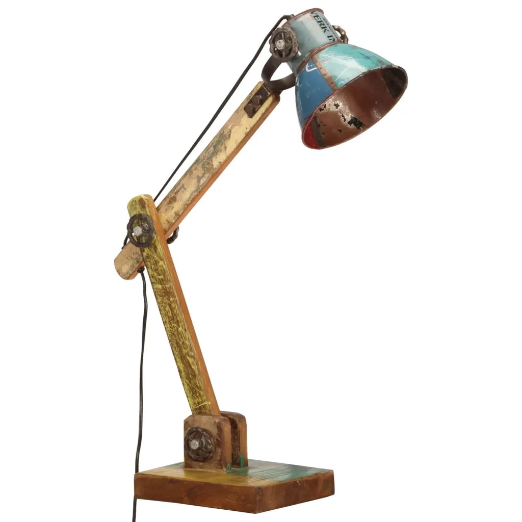Lampada Scrivania Industriale Rotonda Multicolore 23x18x95 E27 344398